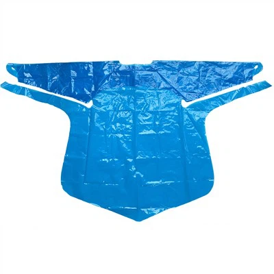 Bata alternativa de vinil resuable 4 Mil Batas de proteção antimicrobiana com alça de polegar